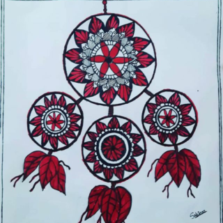 A Dreamcatcher Mandala.